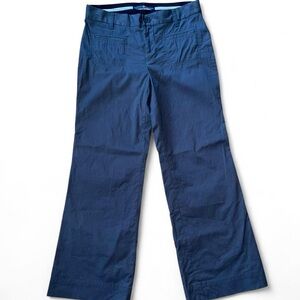 GAP Charcoal Pinstripe Ankle Pants